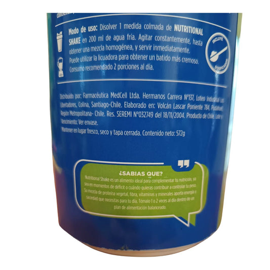 Nutritional Shake Mix 12 vitaminas 572 grs Vitaminelife