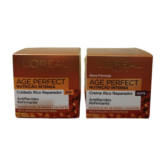 Pack Crema facial Loreal Age Perfect Nutrición Intensa 60+