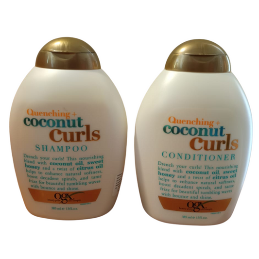 Pack Shampoo y Acondicionador Coconut Curls OGX