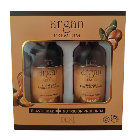Pack Shampoo y Acondicionador Argán Deluxe 400 ml