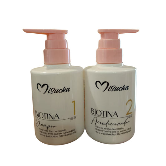 Pack Shampoo y Acondicionador Biotina Misucka