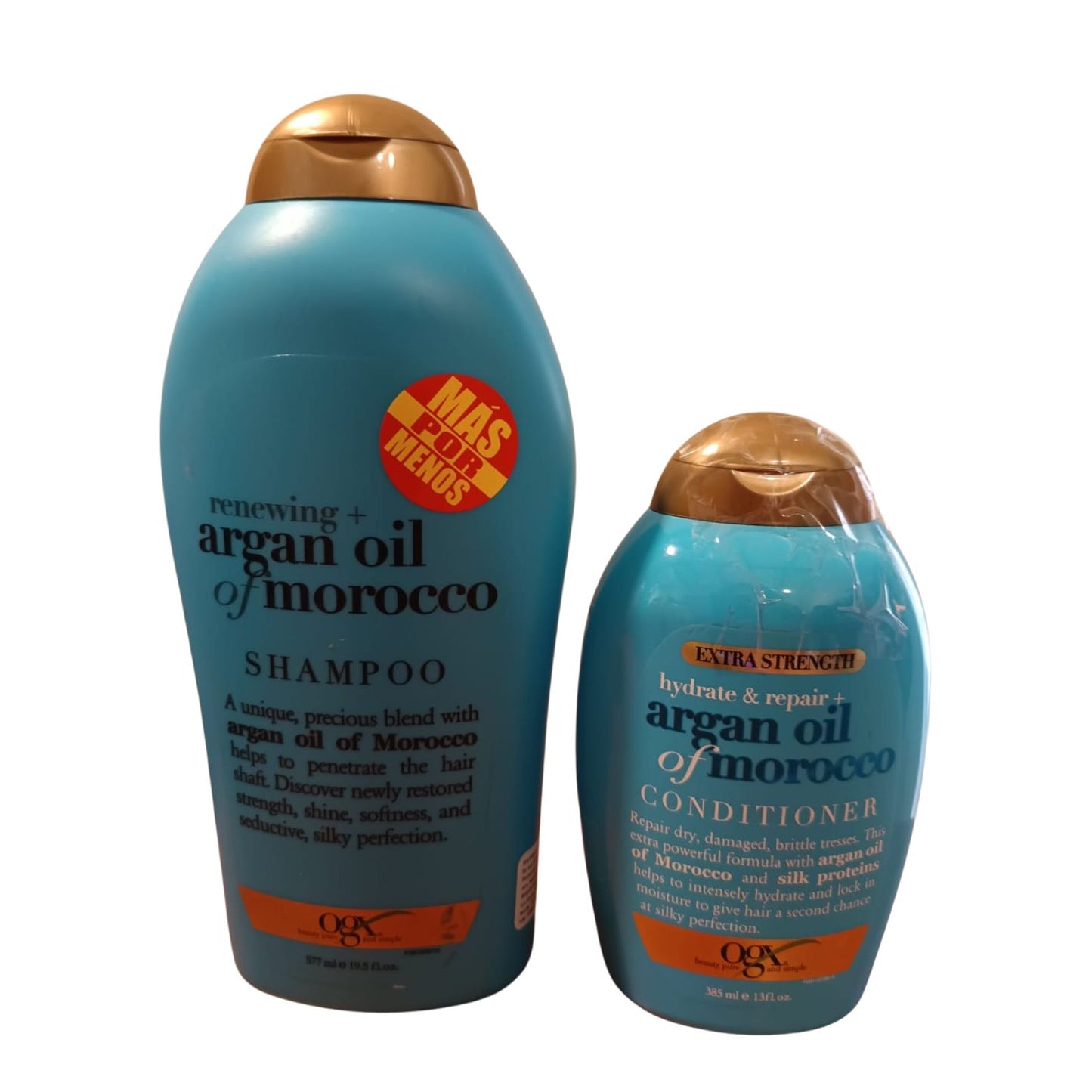 Pack Argan Oil of Morocco Shampoo 577ml + Acondicionador385ml OGX