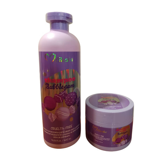 Pack Misucka Bubblegum Shampoo y Mascara capilar